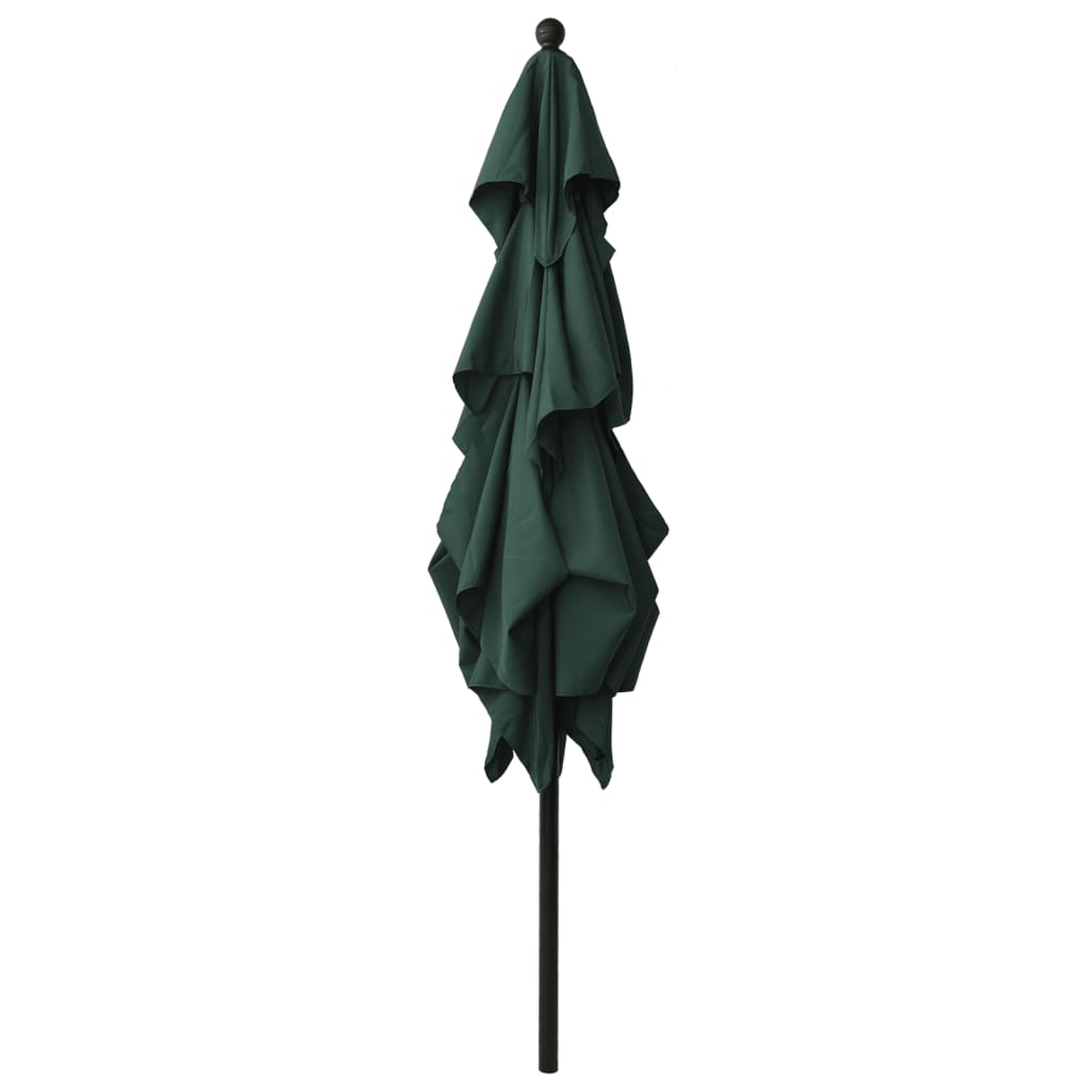 Parasol | Green | Polyester, Powder-Coated Aluminium | 2.5 x 2.5 m