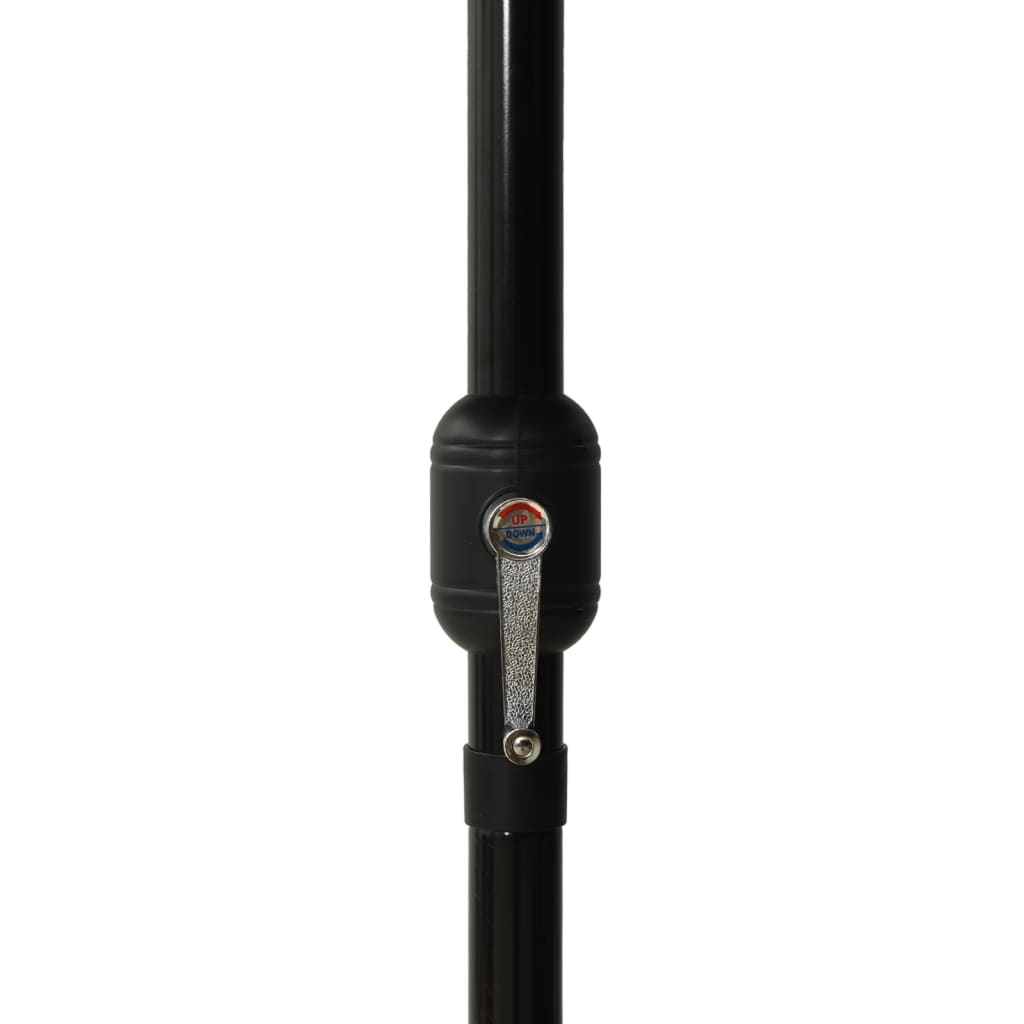Parasol | Black | Polyester | 2.5 metres | Foldable | Garden Parasol