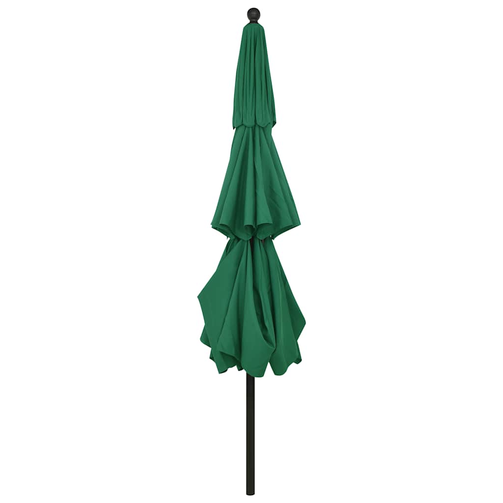 Parasol | Green | Polyester | Large | Foldable | Large Garden Parasol