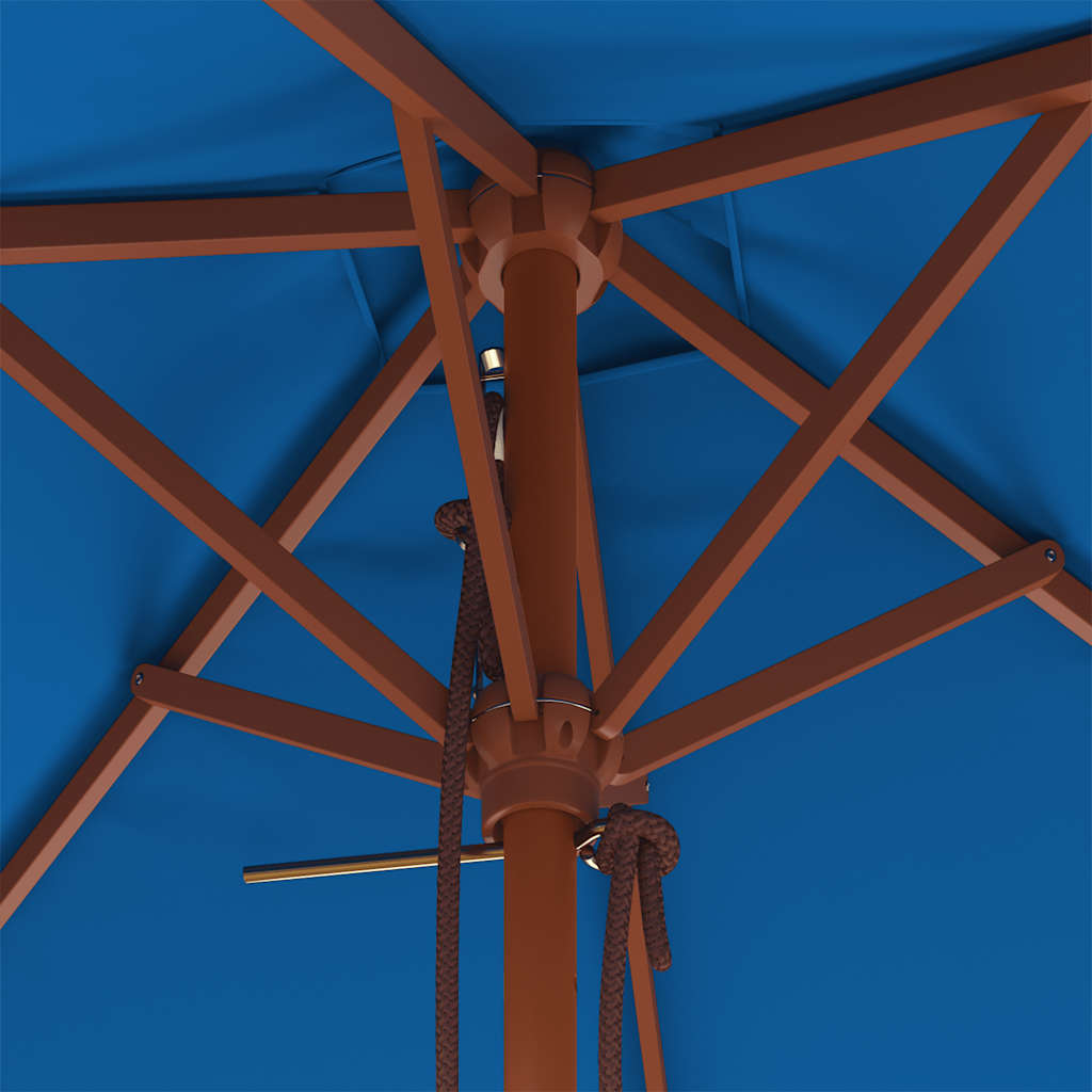 Garden Parasol | Blue | Fabric | 150x200 cm | Collapsible