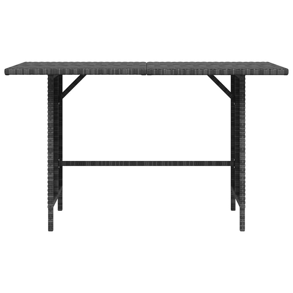 Dining Table | Grey | PE rattan, Powder-Coated Steel | Medium