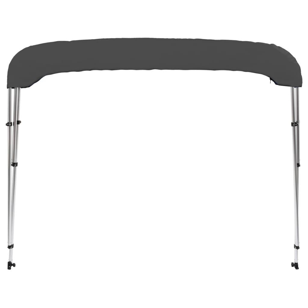 vidaXL 3 Bow Bimini Top Anthracite 183x140x137 cm