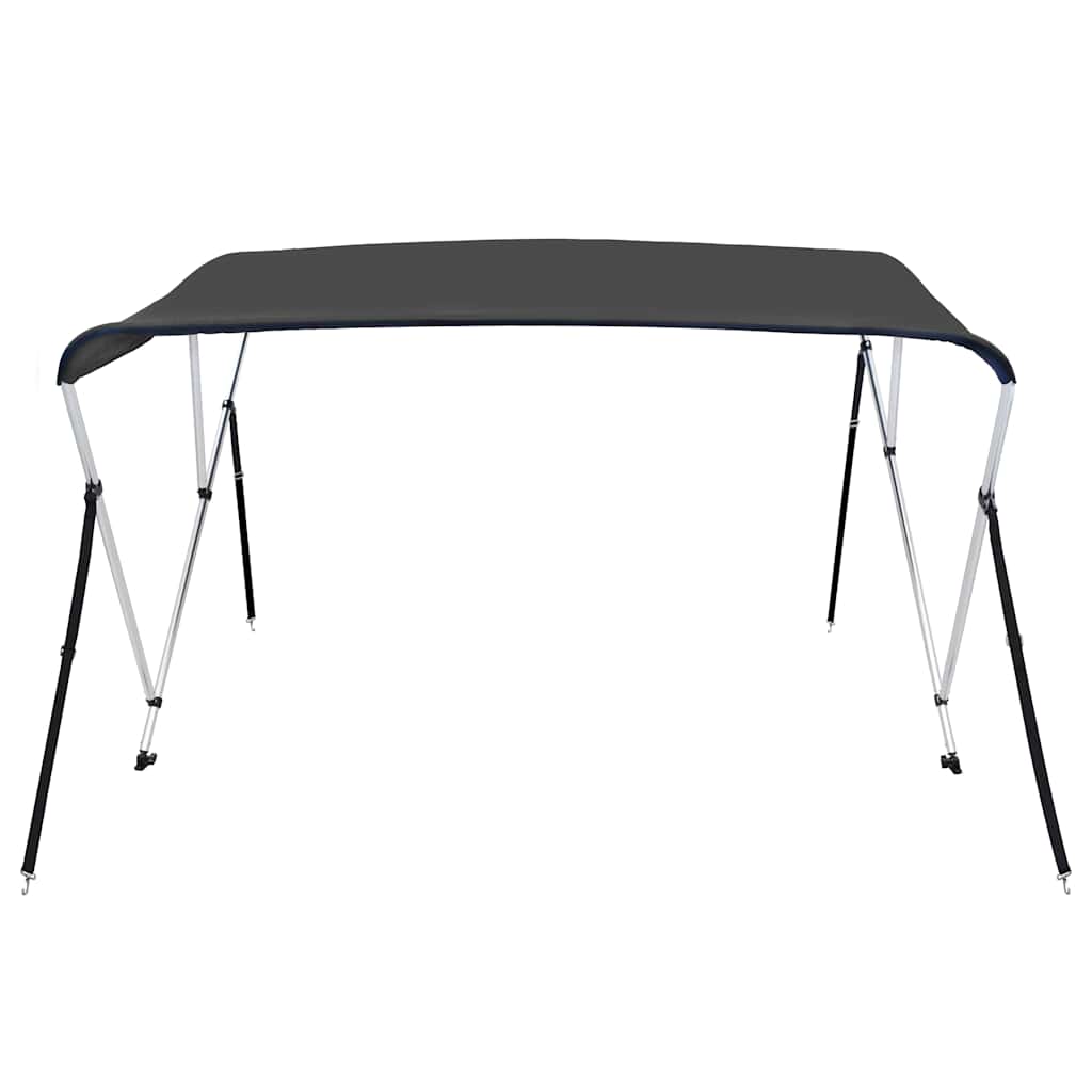 93136 vidaXL 3 Bow Bimini Top Anthracite 183x196x137 cm