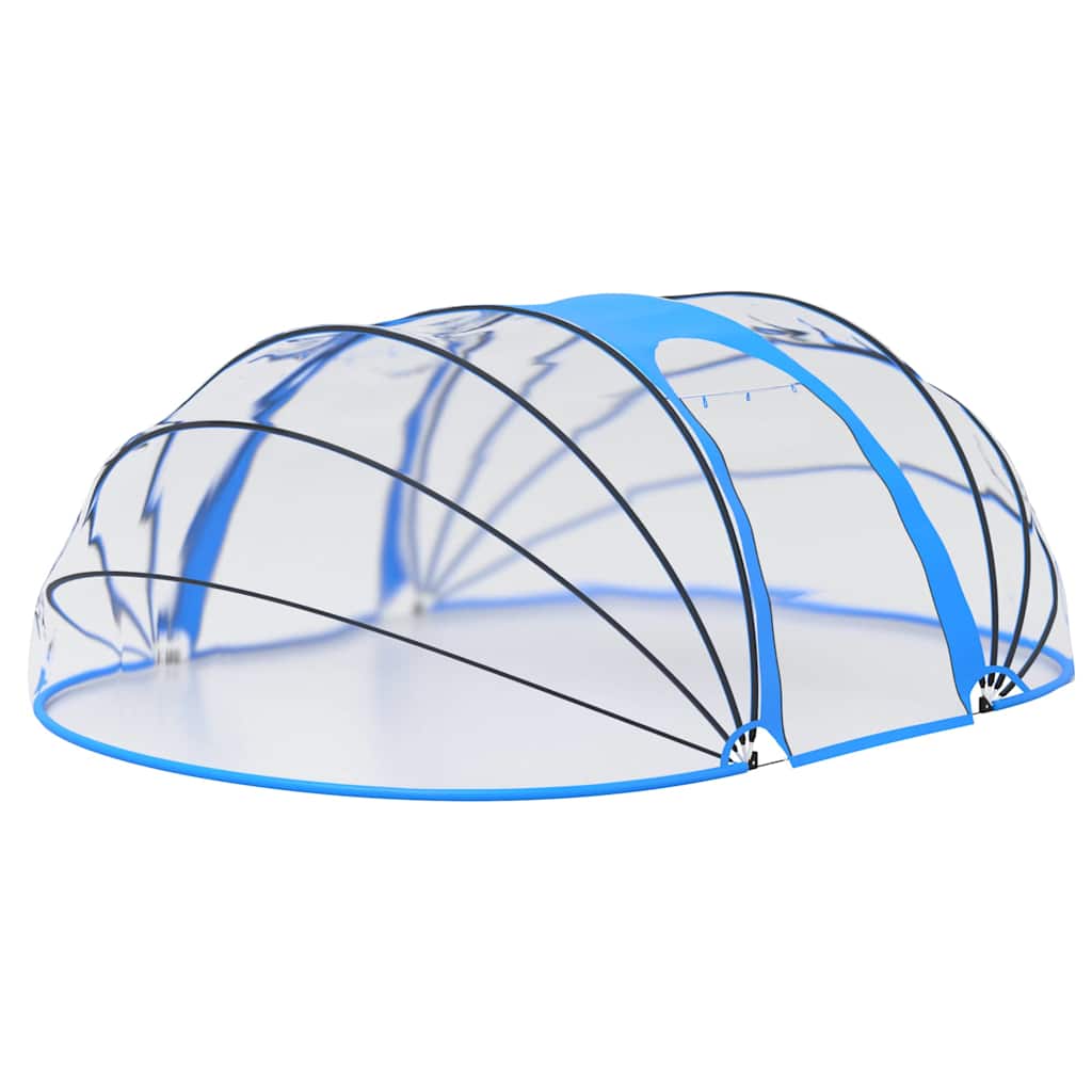 92795 vidaXL Pool Dome Oval 530x410x210 cm