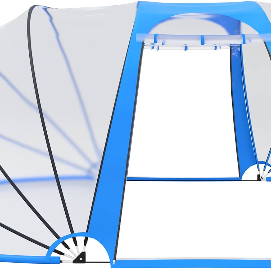 92795 vidaXL Pool Dome Oval 530x410x210 cm