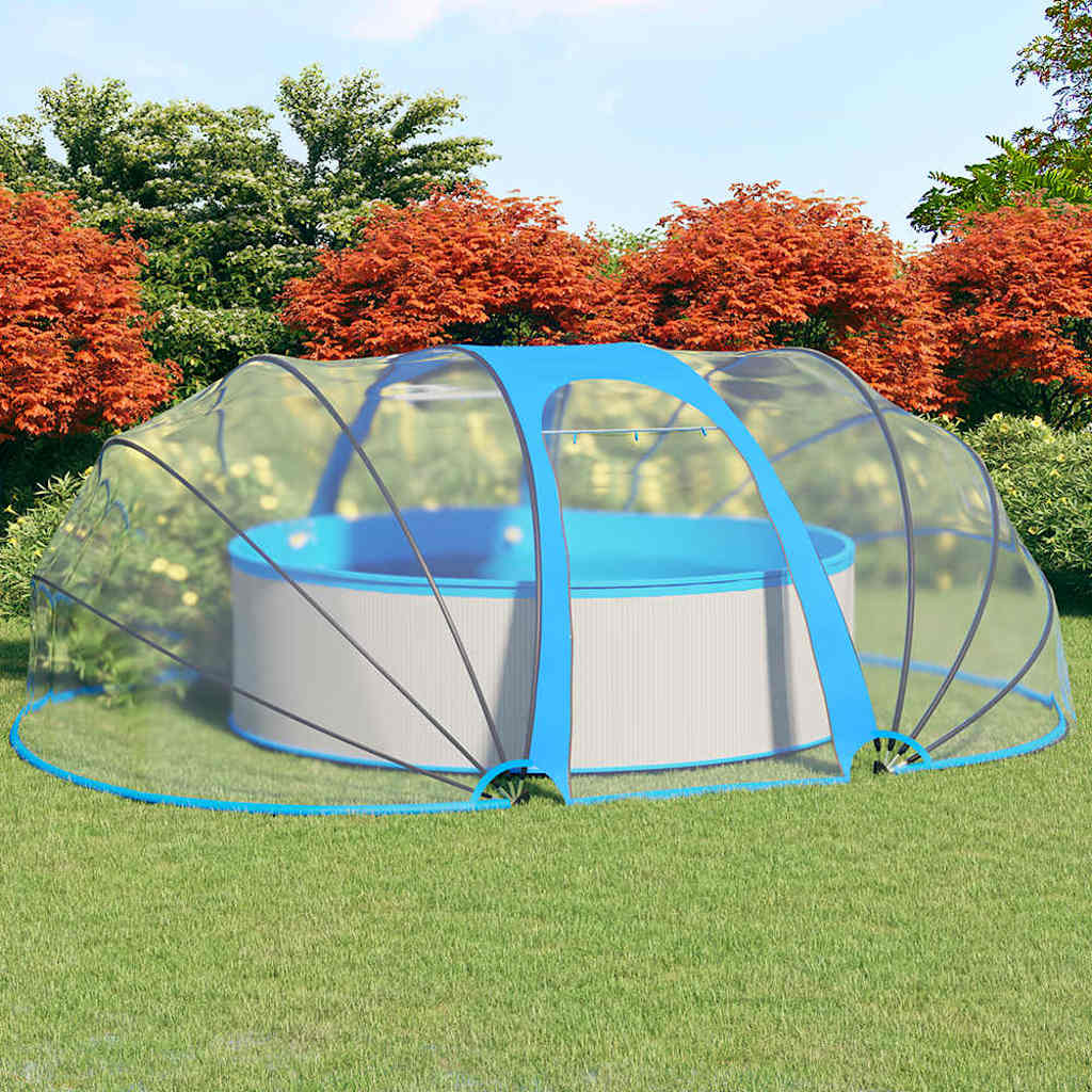 92795 vidaXL Pool Dome Oval 530x410x210 cm