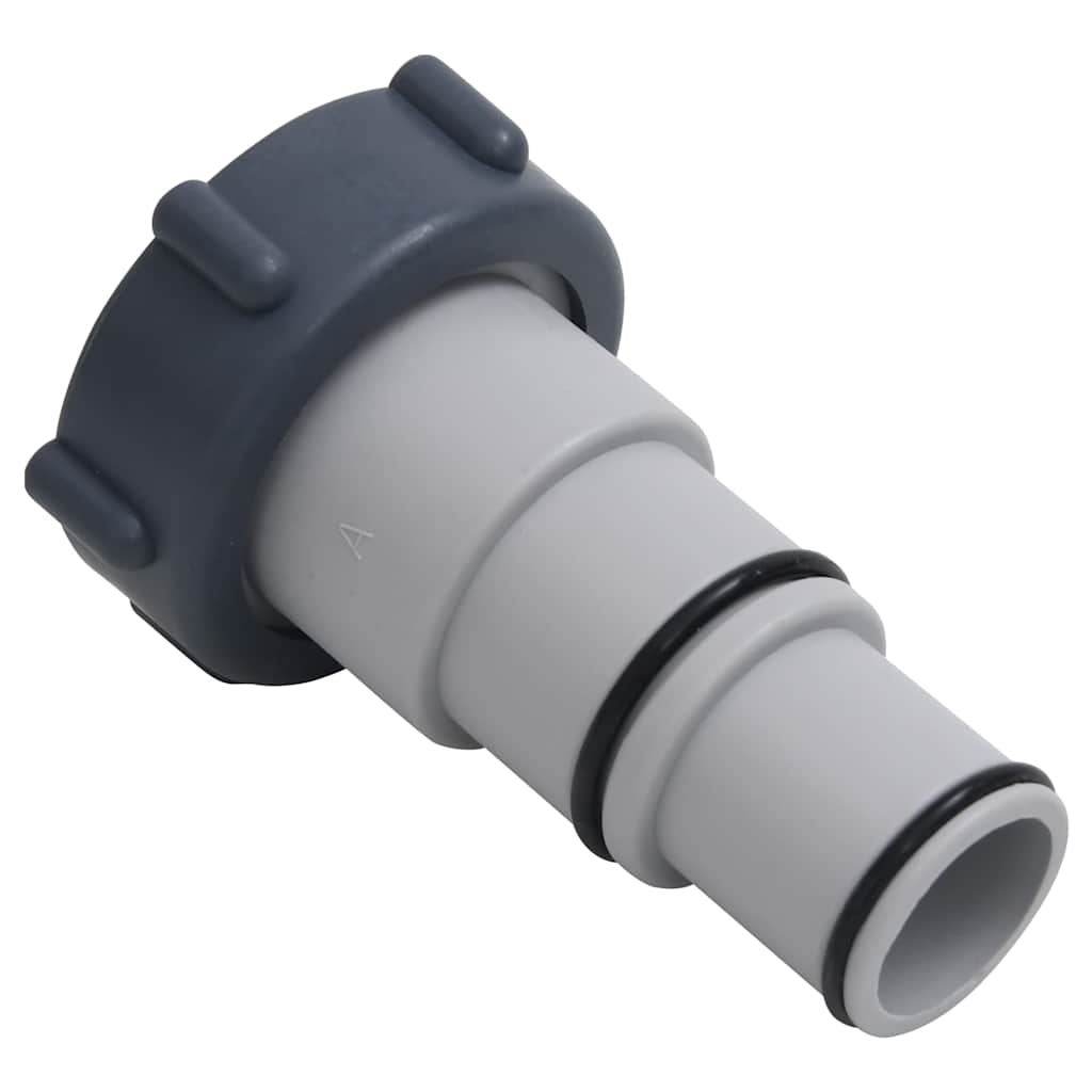Hose Adapter | Set of 2 | Grey | Plastic | 92 mm | Durable | Hose Adapter