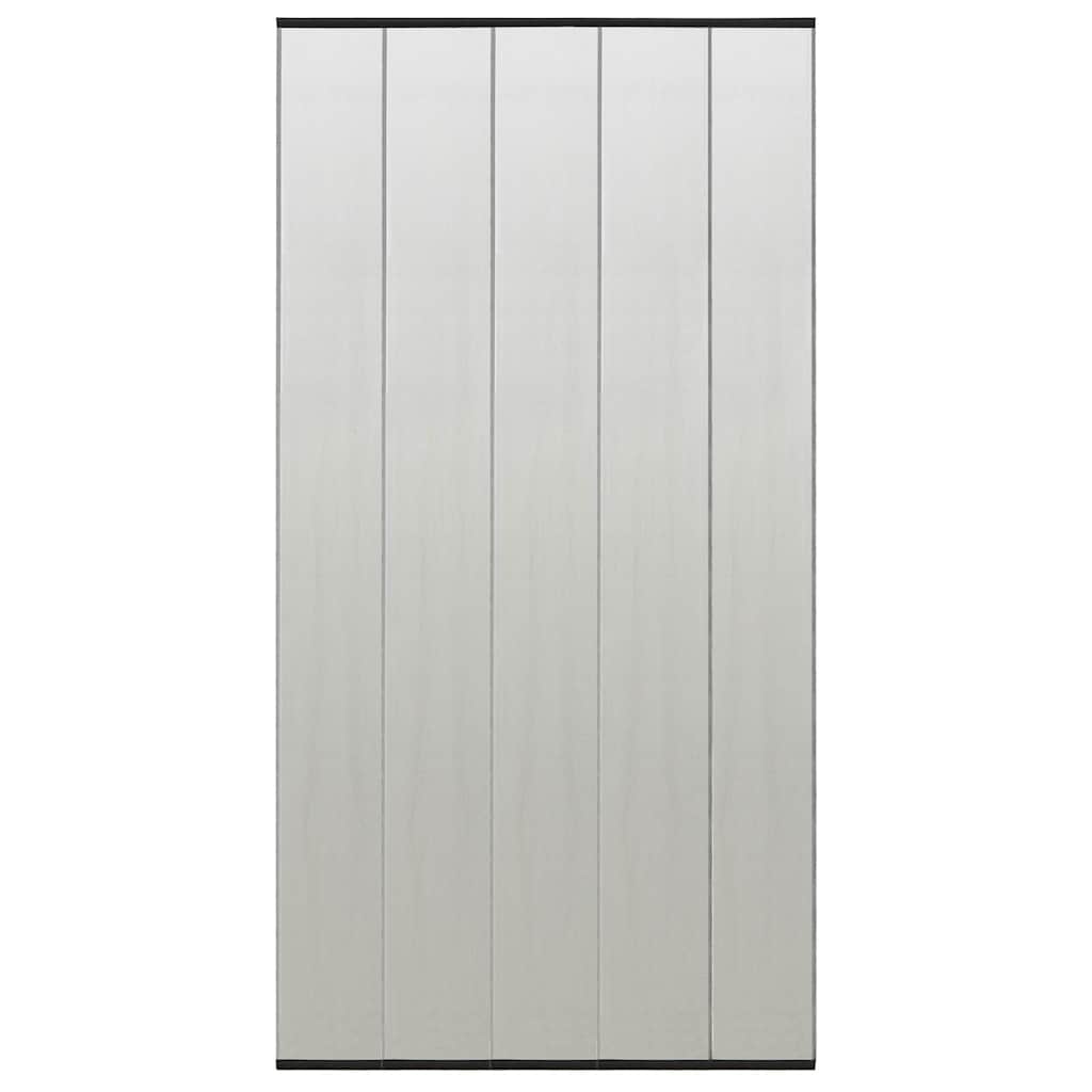 148711 vidaXL Insect Door Screen with 5-Piece Mesh Curtain Black 120x240 cm