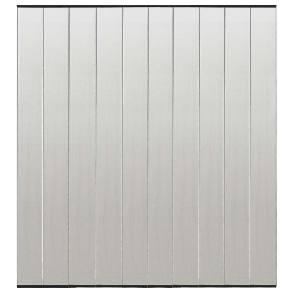 148712 vidaXL Insect Door Screen with 10-Piece Mesh Curtain Black 240x240 cm