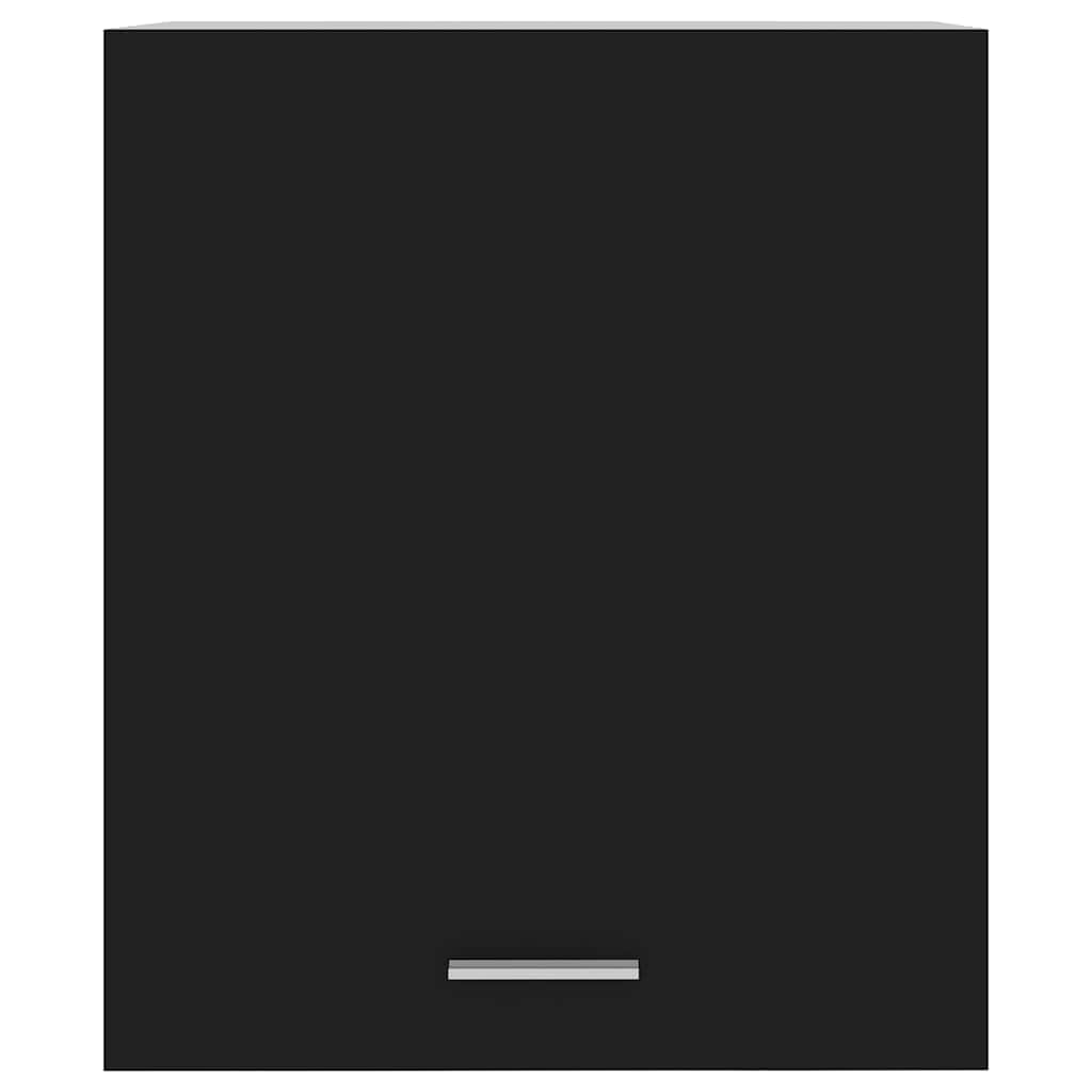 805079 vidaXL Hanging Cabinets 2 pcs "Lyon" Black 50x31x60 cm Engineered Wood
