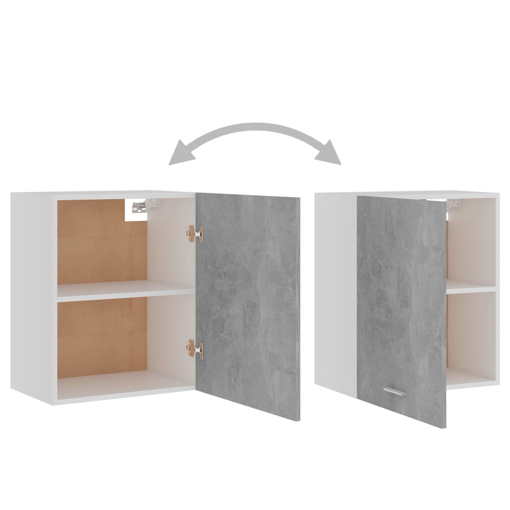 Hanging Cabinets 2 pcs "Lyon" Concrete Grey 50x31x60 cm