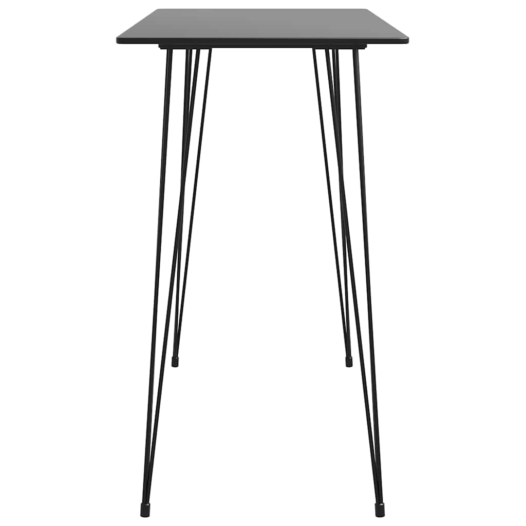 5 Piece Bar Set Black and White