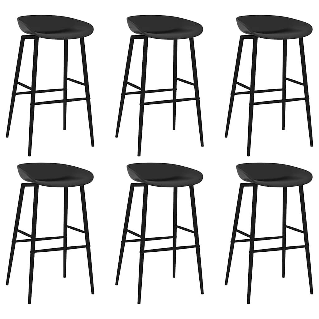 Bar Set | Black | MDF, Powder-Coated Steel, PP | Large | Modern | Bar Set