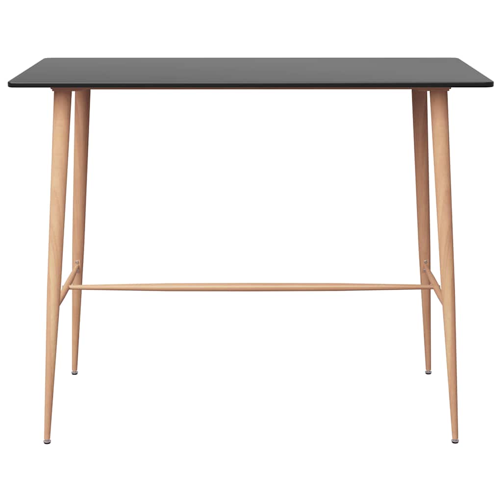 Bar Set | Black | MDF, Metal, PP | Ergonomic | Bar Set | Rectangular