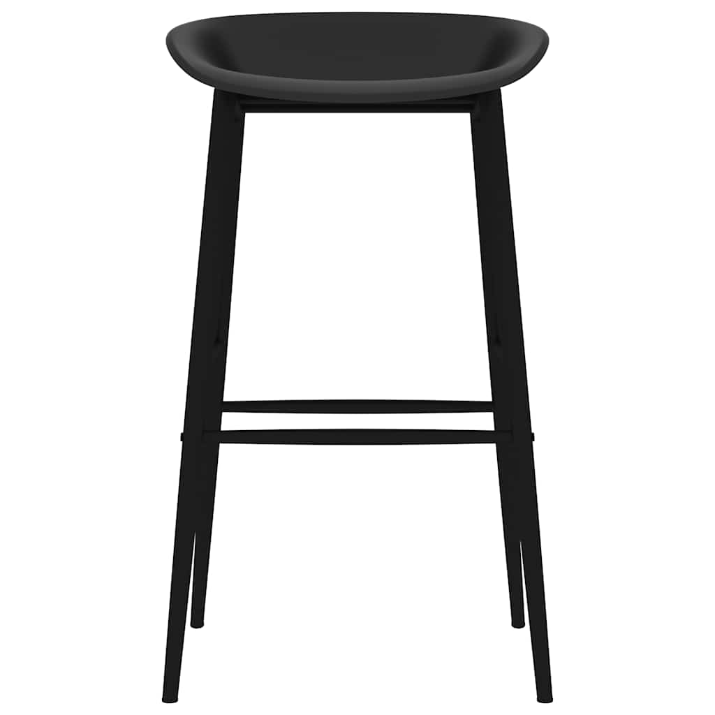 Bar Set | Black | MDF, Metal, PP | Ergonomic | Bar Set | Rectangular
