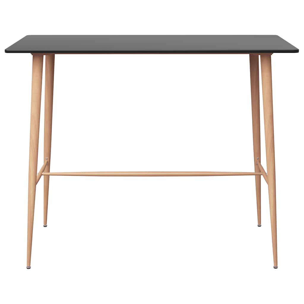 Bar Set | Black | MDF, Powder-Coated Steel, PP | Durable | Bar Set
