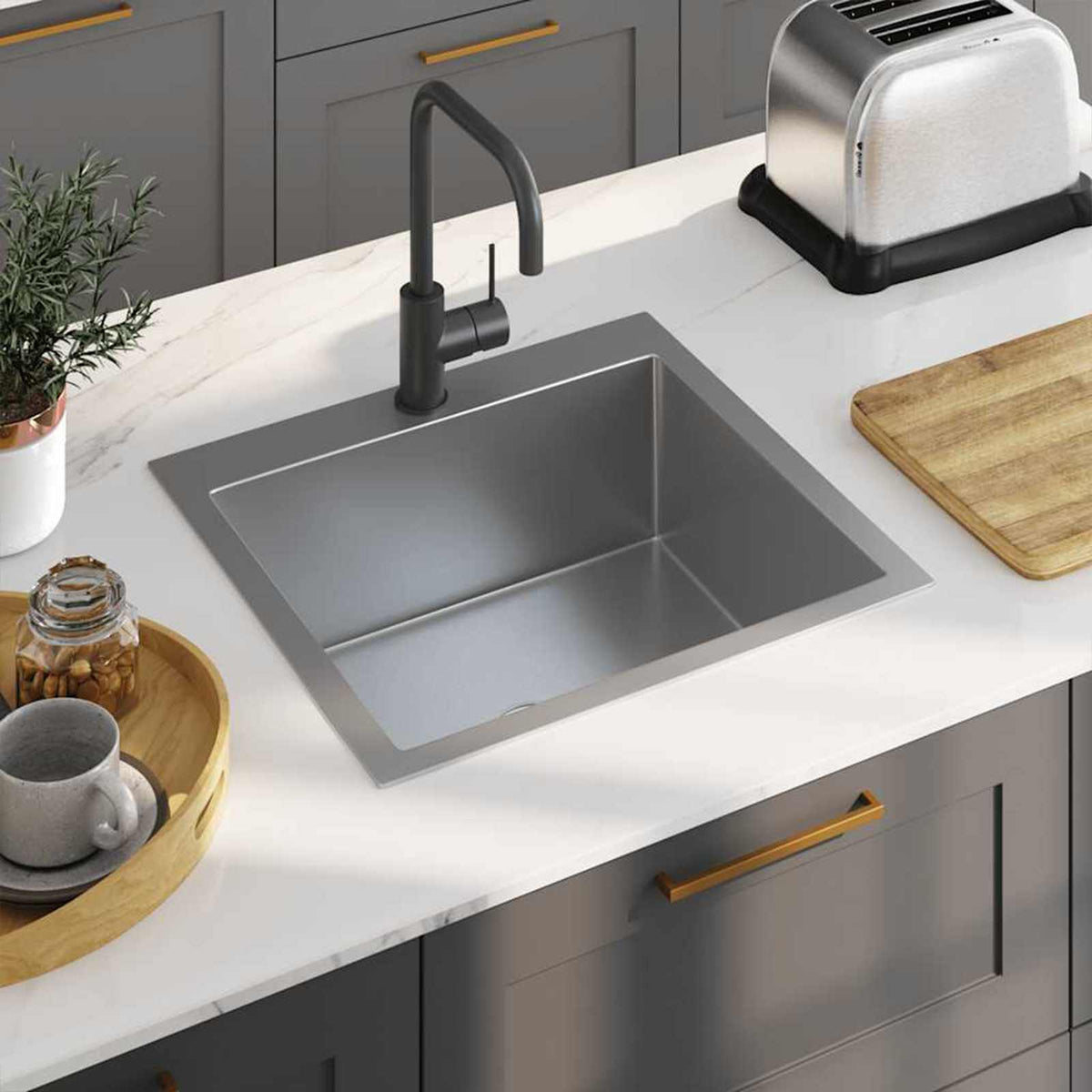 Handmade Kitchen Sink Stainless Steel