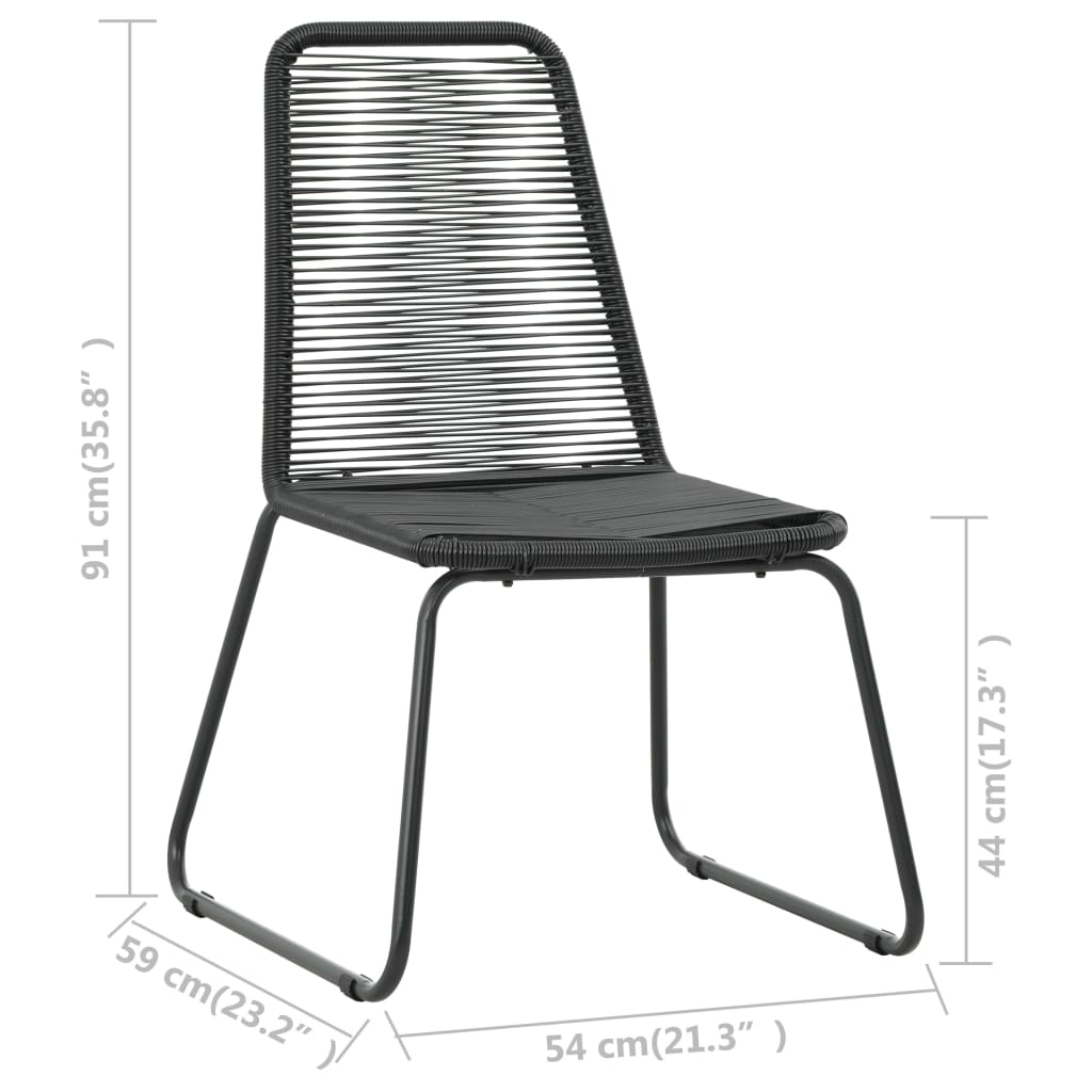 Dining Chair | Set of 4 | Black