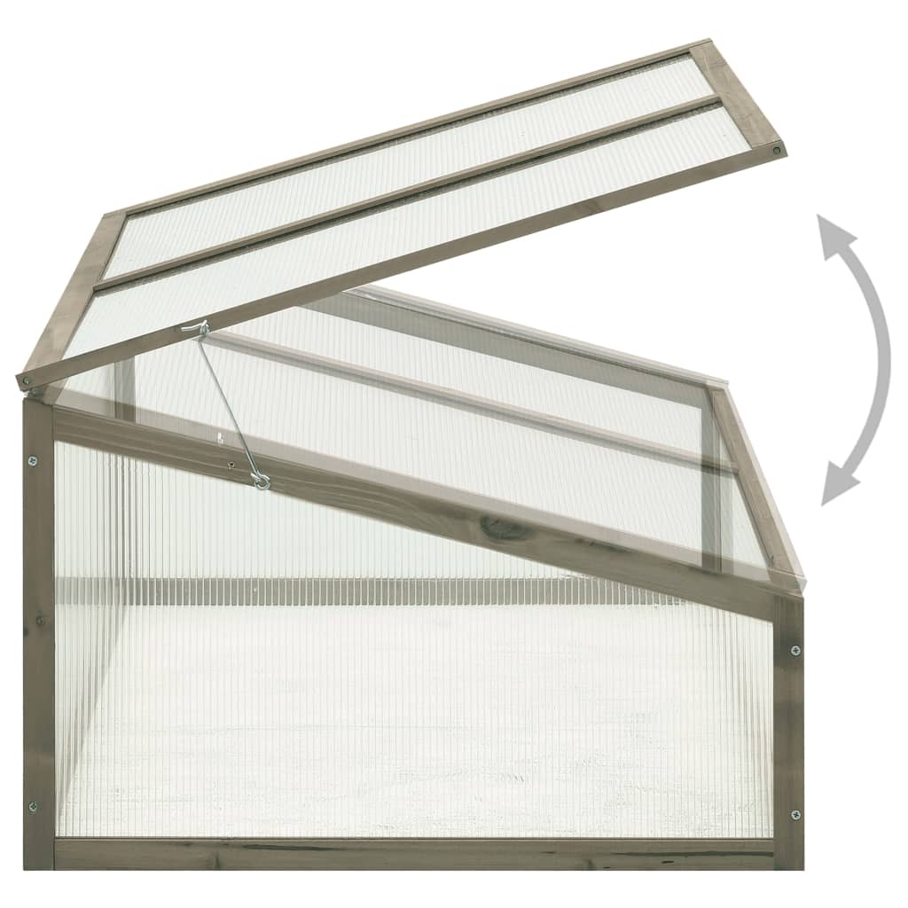 vidaXL Greenhouse 100x65x40 cm Firwood