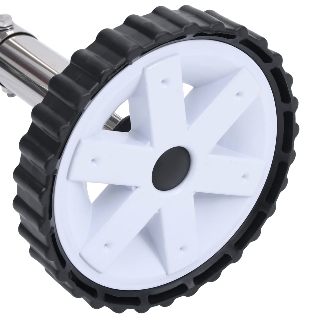 vidaXL Pool Cover Roller with Stainless Steel Base