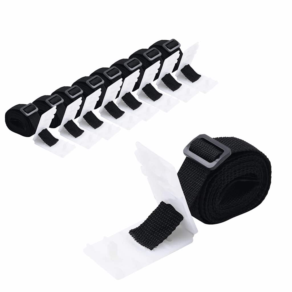 Universal Pool Cover Roller Attachments 8 pcs 1.8 m