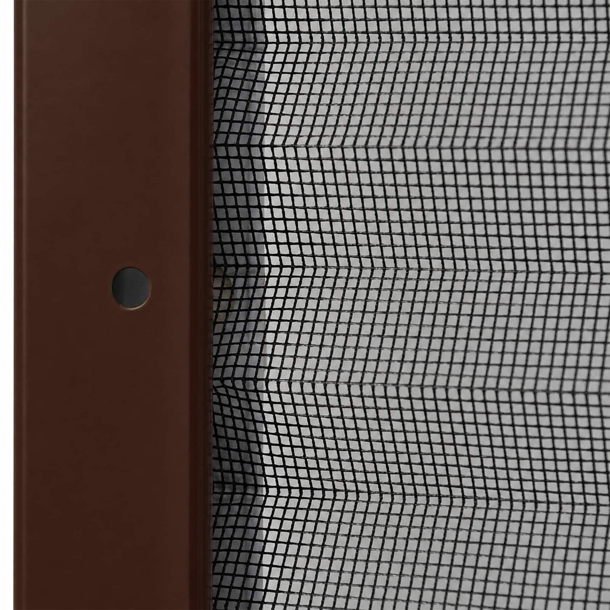148654 vidaXL Plisse Insect Screen for Windows Aluminium Brown 80x100 cm