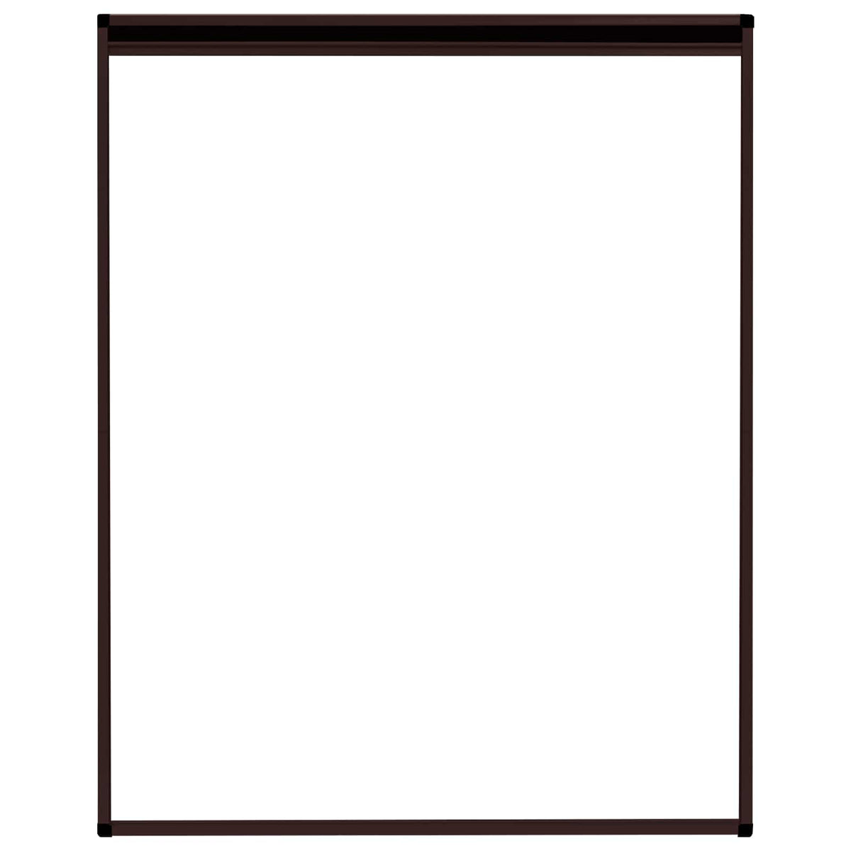 148654 vidaXL Plisse Insect Screen for Windows Aluminium Brown 80x100 cm