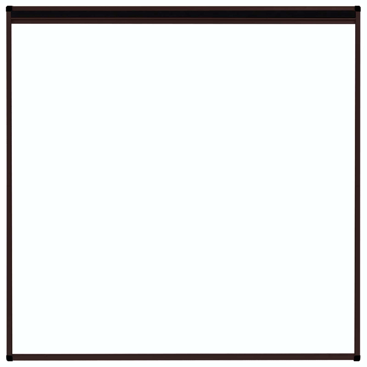 148656 vidaXL Plisse Insect Screen for Windows Aluminium Brown 120x120 cm