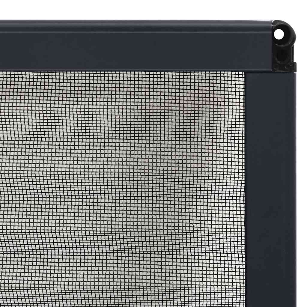 148663 vidaXL Plisse Insect Screen for Windows Aluminium Anthracite 60x80cm