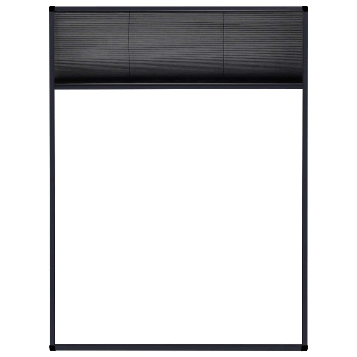 148663 vidaXL Plisse Insect Screen for Windows Aluminium Anthracite 60x80cm