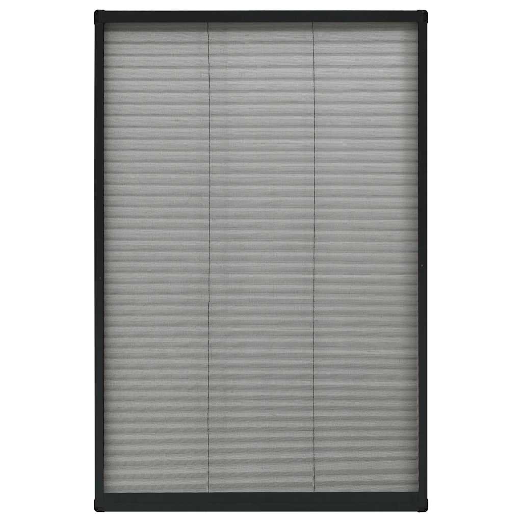 148668 vidaXL Plisse Insect Screen for Windows Aluminium Anthracite 80x160cm