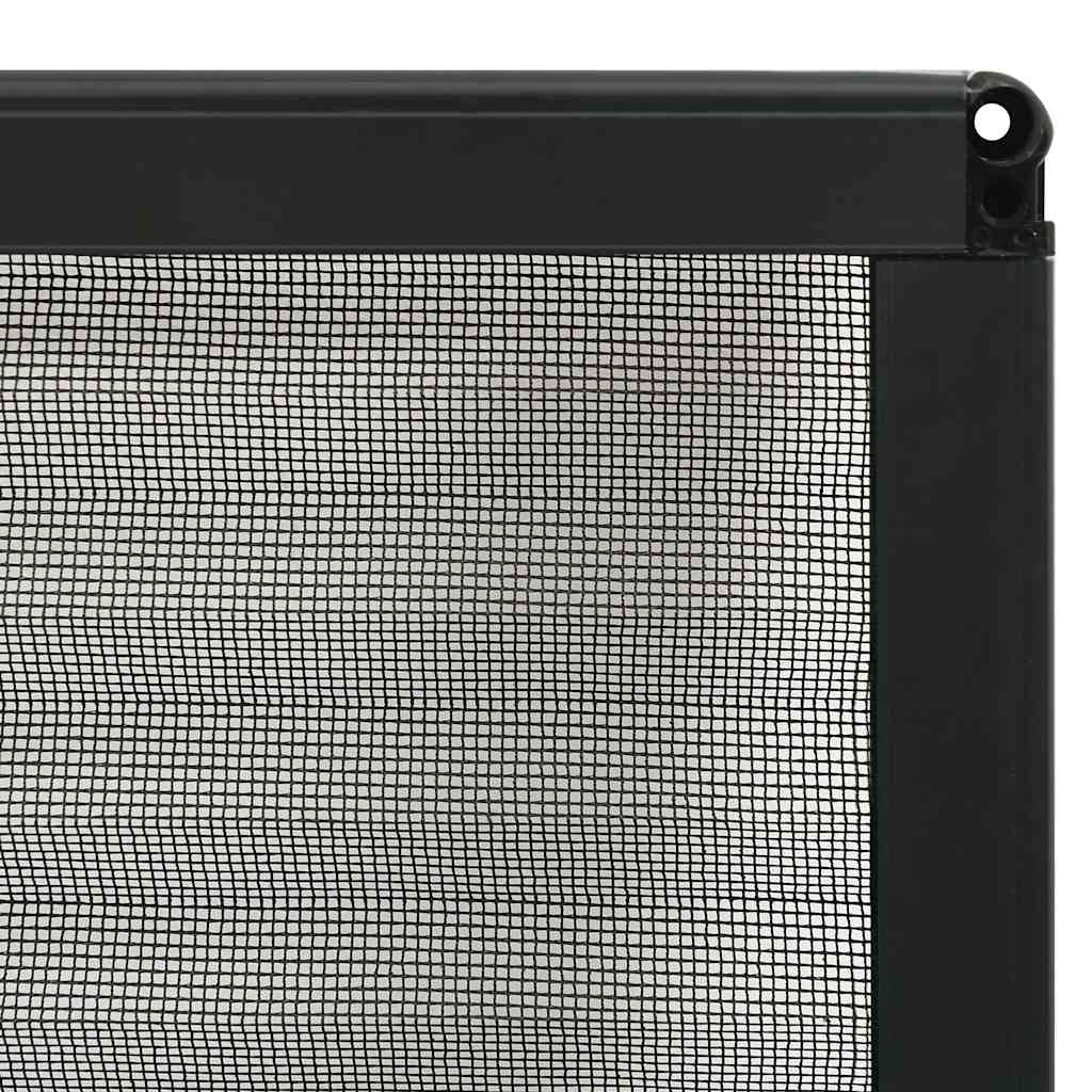 148668 vidaXL Plisse Insect Screen for Windows Aluminium Anthracite 80x160cm