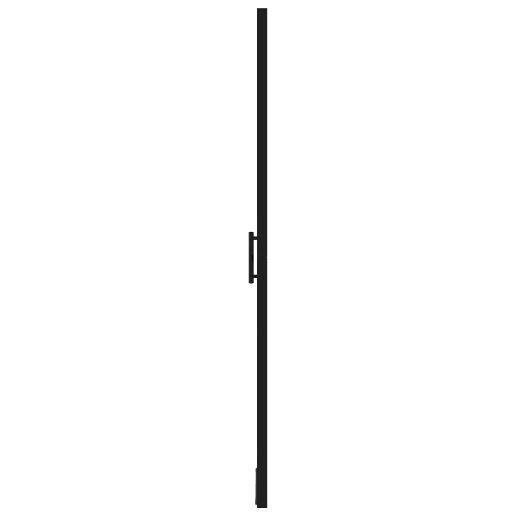 vidaXL Shower Doors Tempered Glass 81x195 cm Black