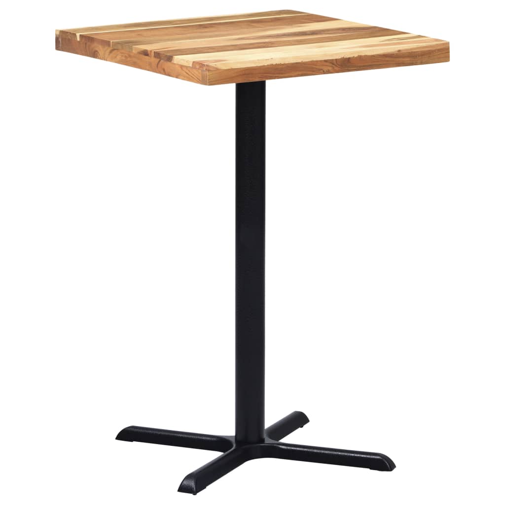Bistro Table Leg Black 76x76x107 cm Cast Iron