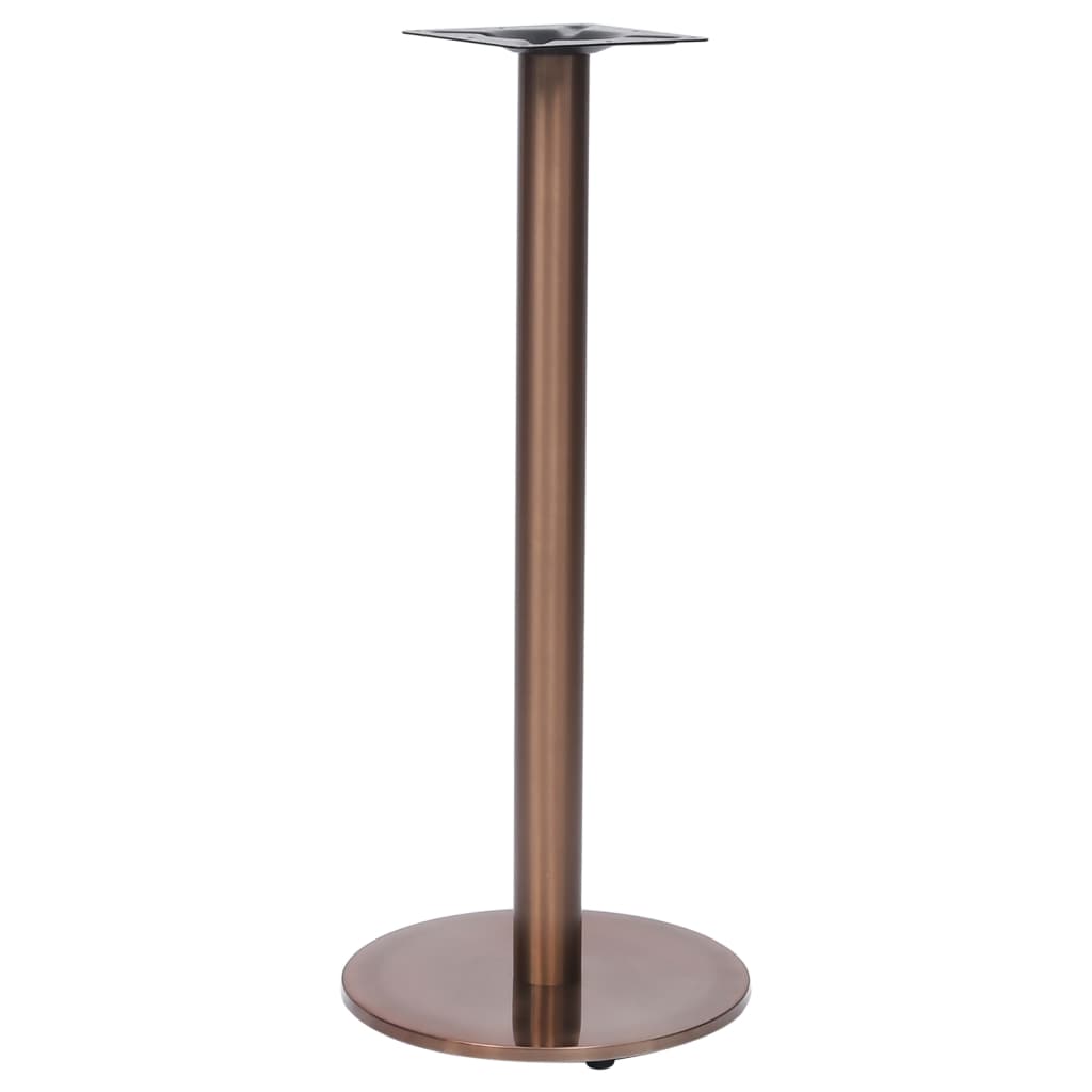 Bistro Table Leg | Gold | Stainless Steel | Single | Industrial