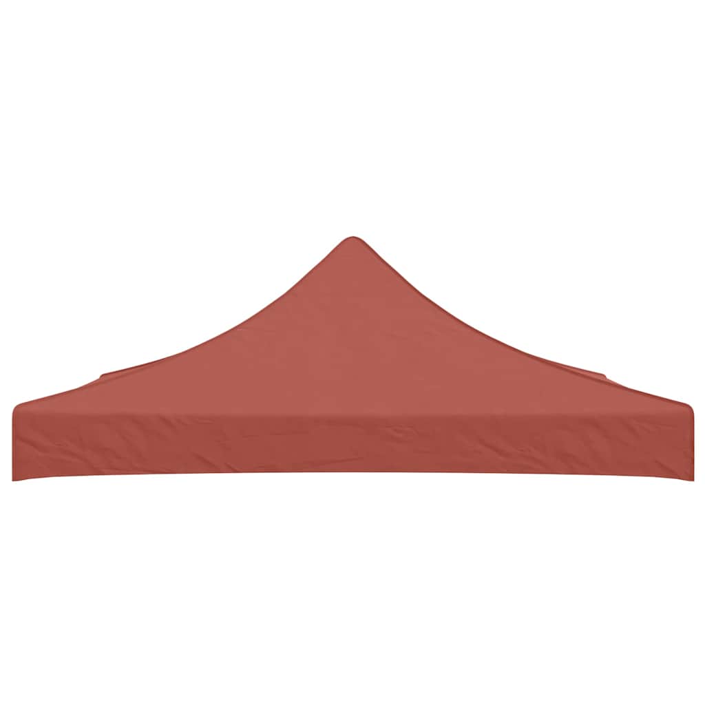Party Tent Roof 3x3 m Terracotta 270 g/m²