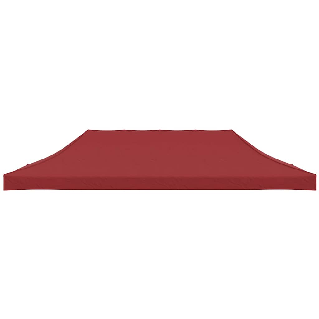 Party Tent Roof 6x3 m Burgundy 270 g/m²
