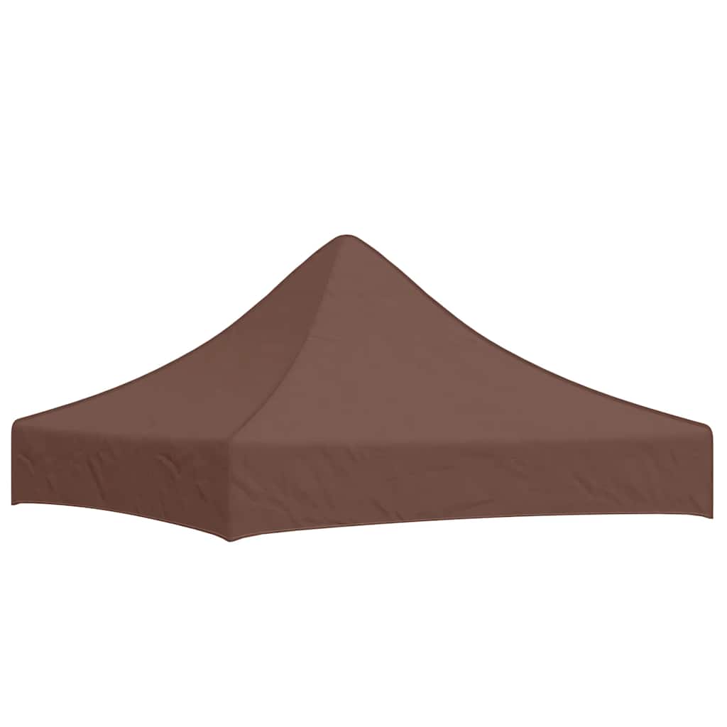 Party Tent Roof 2x2 m Brown 270 g/m²
