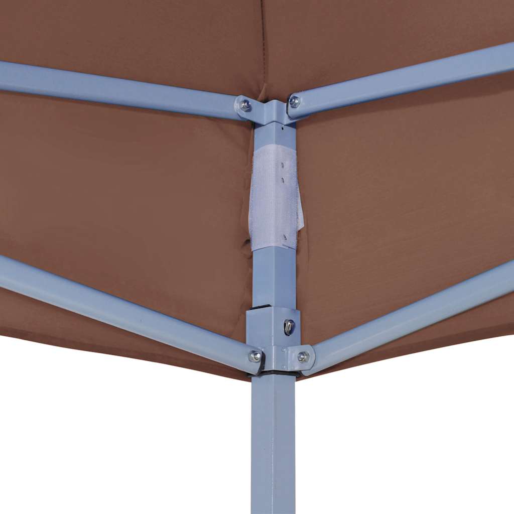 Party Tent Roof 2x2 m Brown 270 g/m²