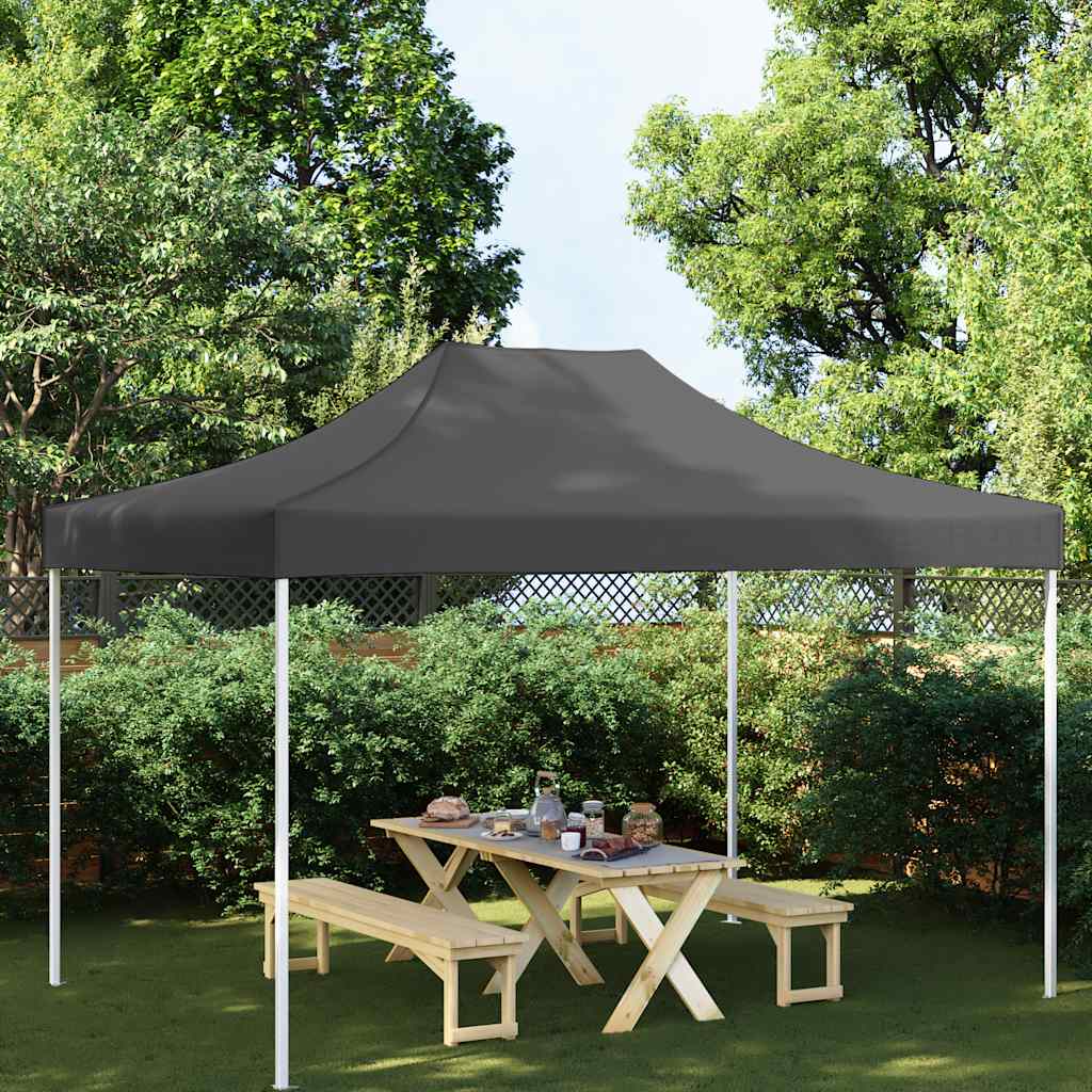 Party Tent Roof 4x3 m Anthracite 270 g/m²