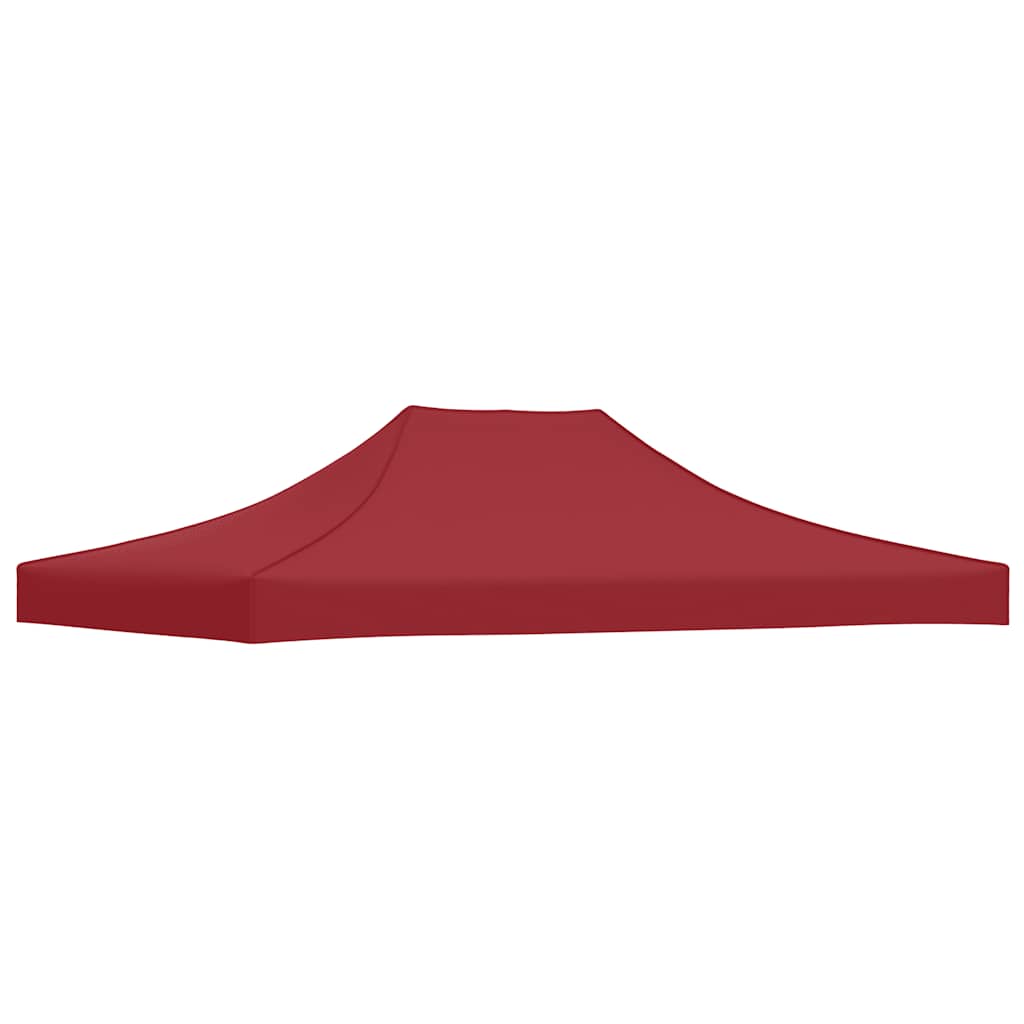 Party Tent Roof 4x3 m Burgundy 270 g/m²
