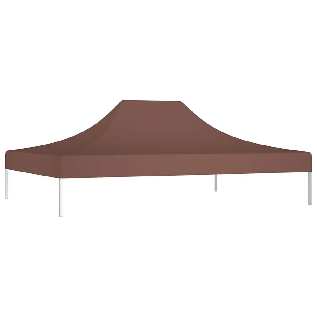 Party Tent Roof 4x3 m Brown 270 g/m²
