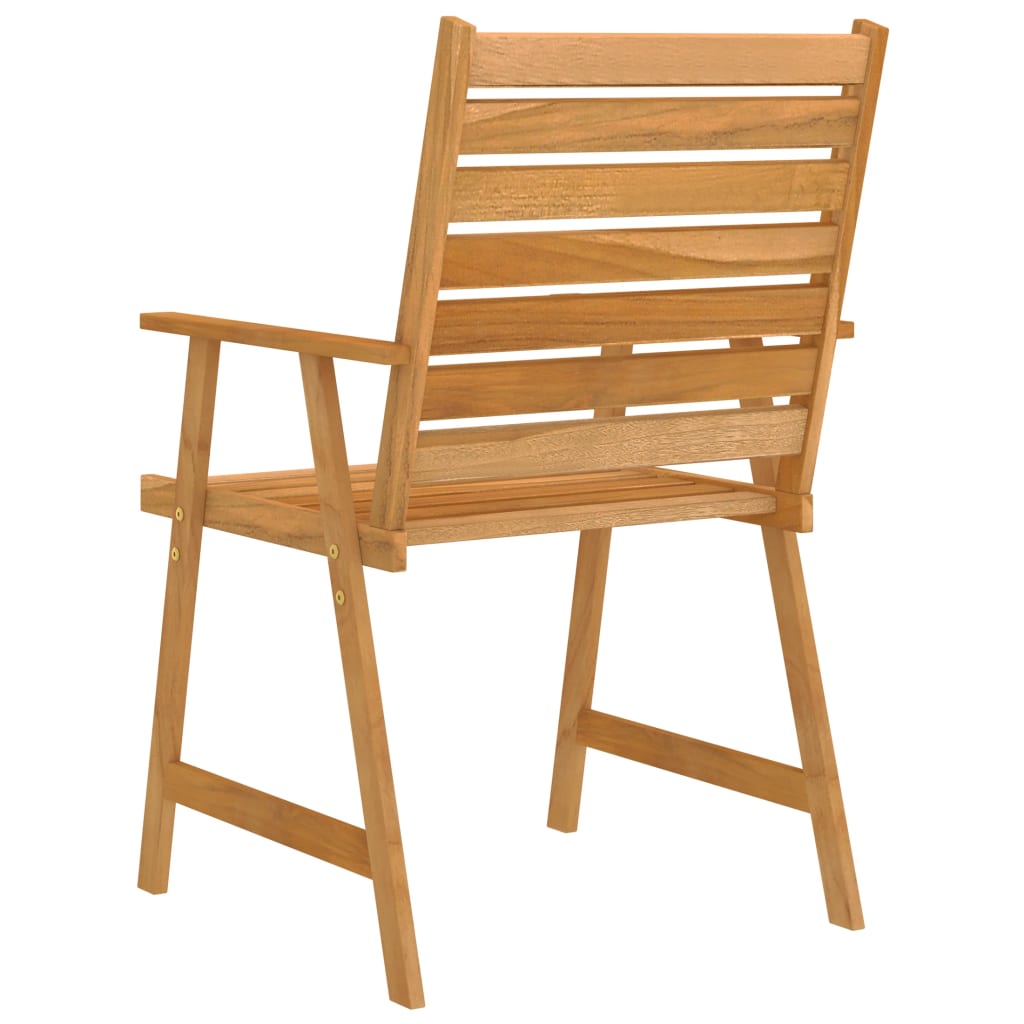 Outdoor Dining Set | Rich Wood Brown | Solid Acacia Wood | Medium