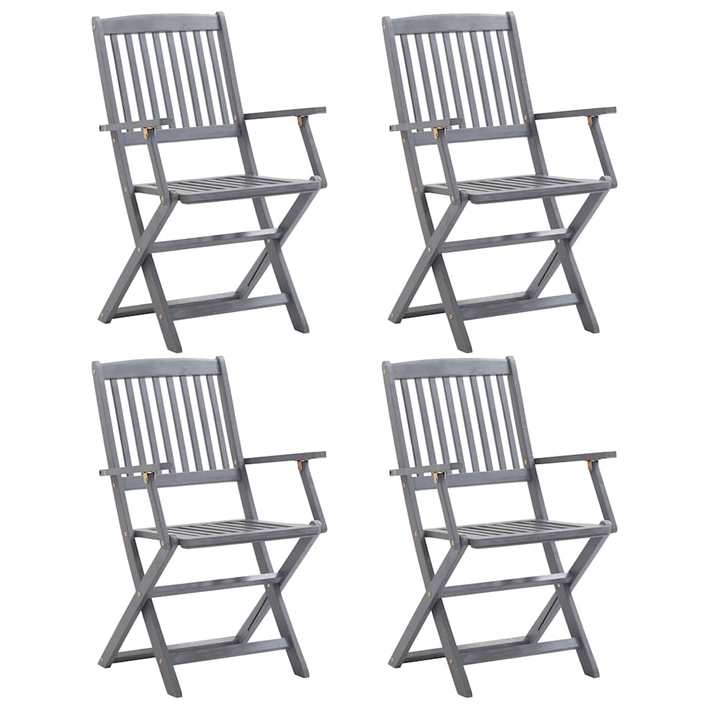 Garden Dining Set | Grey | Solid Acacia Wood