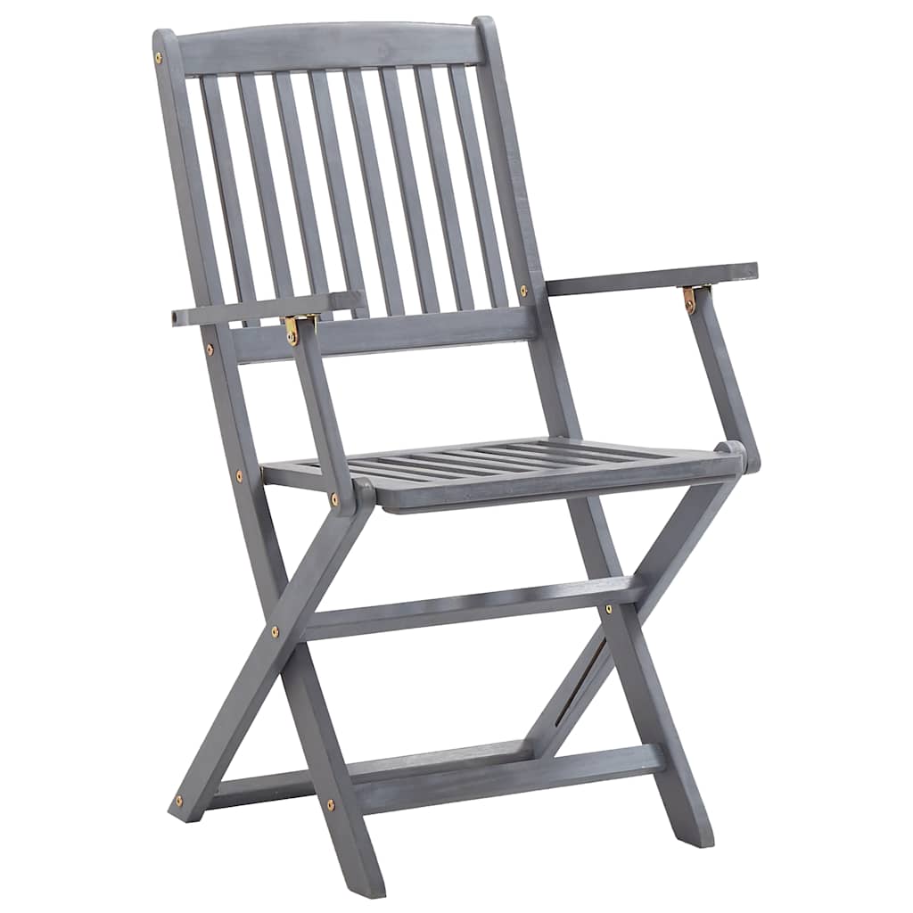 Garden Dining Set | Grey | Solid Acacia Wood
