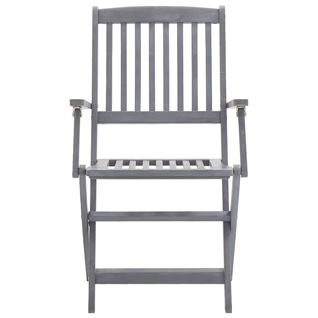 Garden Dining Set | Grey | Solid Acacia Wood