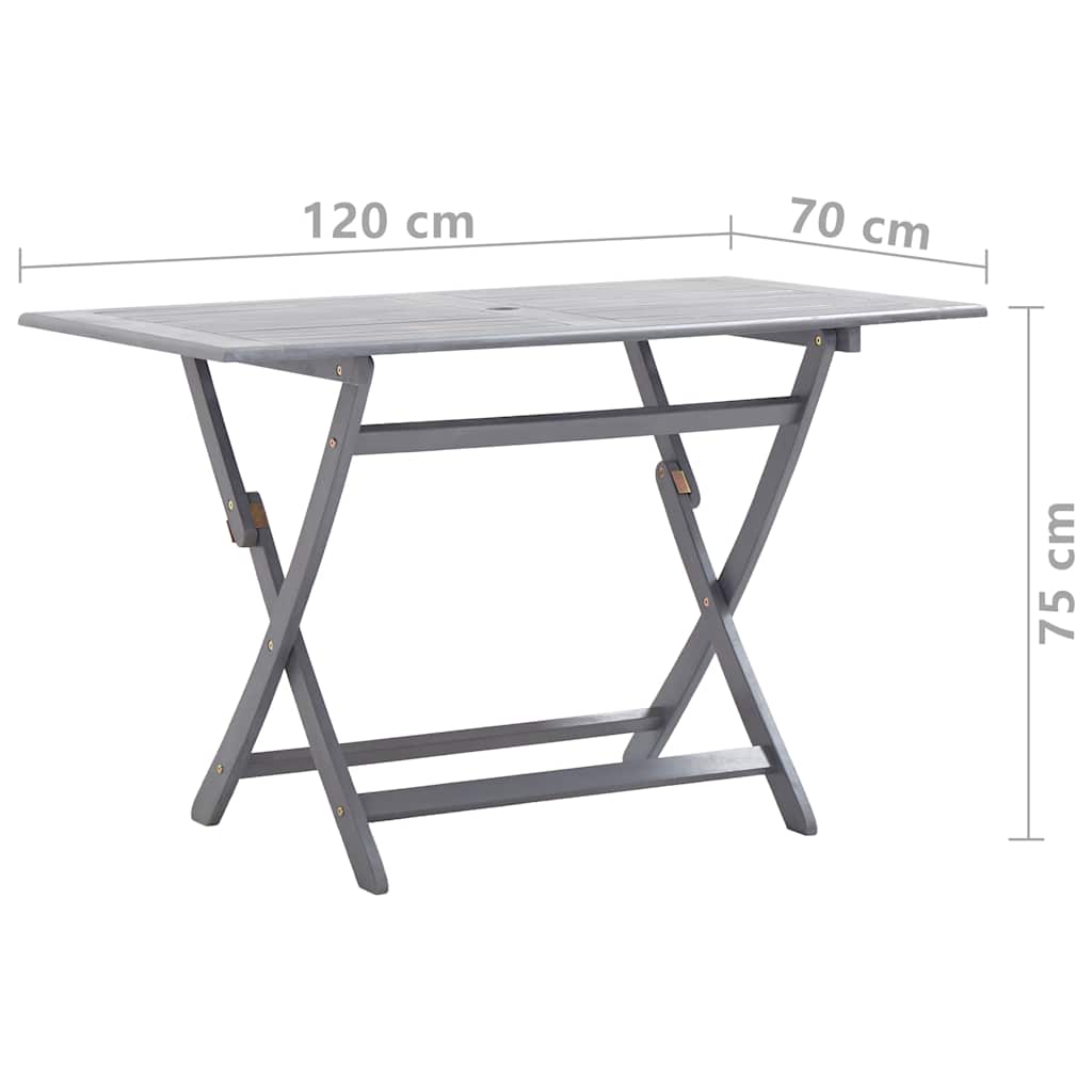 Garden Dining Set | Grey | Solid Acacia Wood