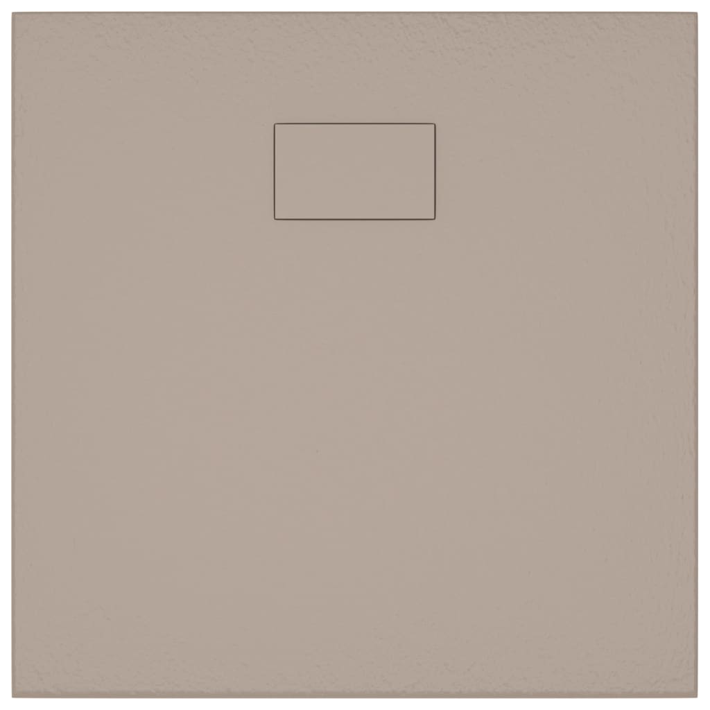 vidaXL Shower Base Tray SMC Brown 80x80 cm