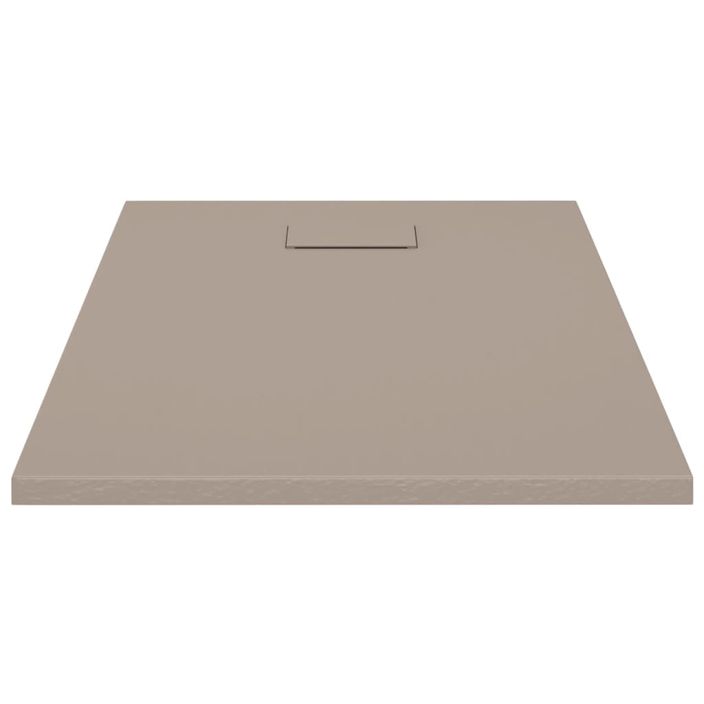 vidaXL Shower Base Tray SMC Brown 100x70 cm