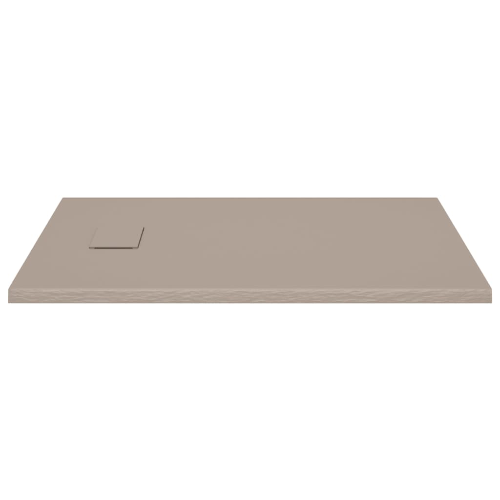 vidaXL Shower Base Tray SMC Brown 100x80 cm